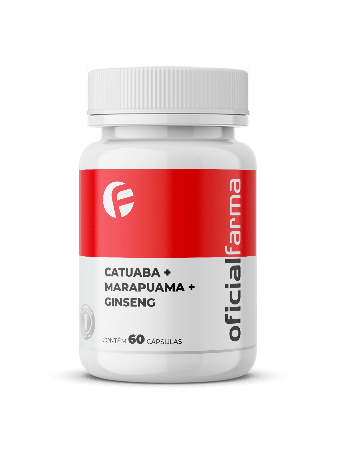 Catuaba, Marapuama e Ginseng 60 C&aacute;psulas