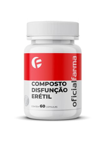 Composto Disfun&ccedil;&atilde;o Er&eacute;til 60 C&aacute;psulas