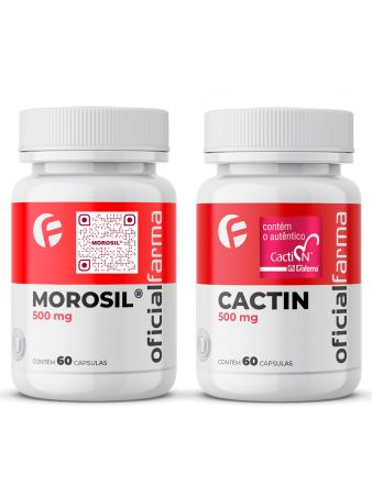 Morosil&reg; 500mg 60 C&aacute;psulas + Cactin 500mg 60 C&aacute;psulas