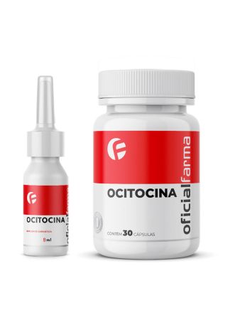 Ocitocina 30 C&aacute;psulas + Ocitocina Nasal 8mL