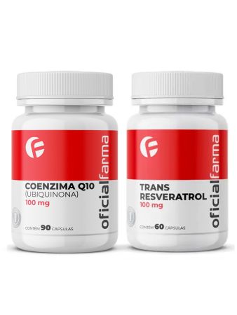 Super Antioxidade e Mais Sa&uacute;de - Coenzima Q10 + Trans Resveratrol